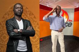 Photocollage of veteran radio host Edward Kwach.